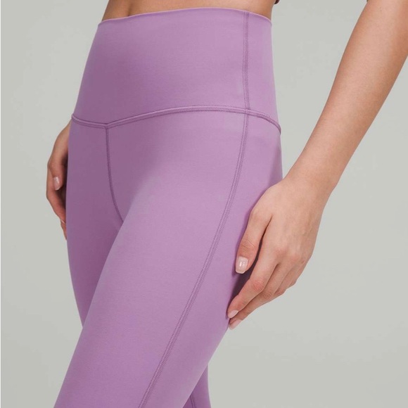 Lululemon • align high-rise pant 25" wisteria purple leggings nulu sz 6 - Picture 3 of 7